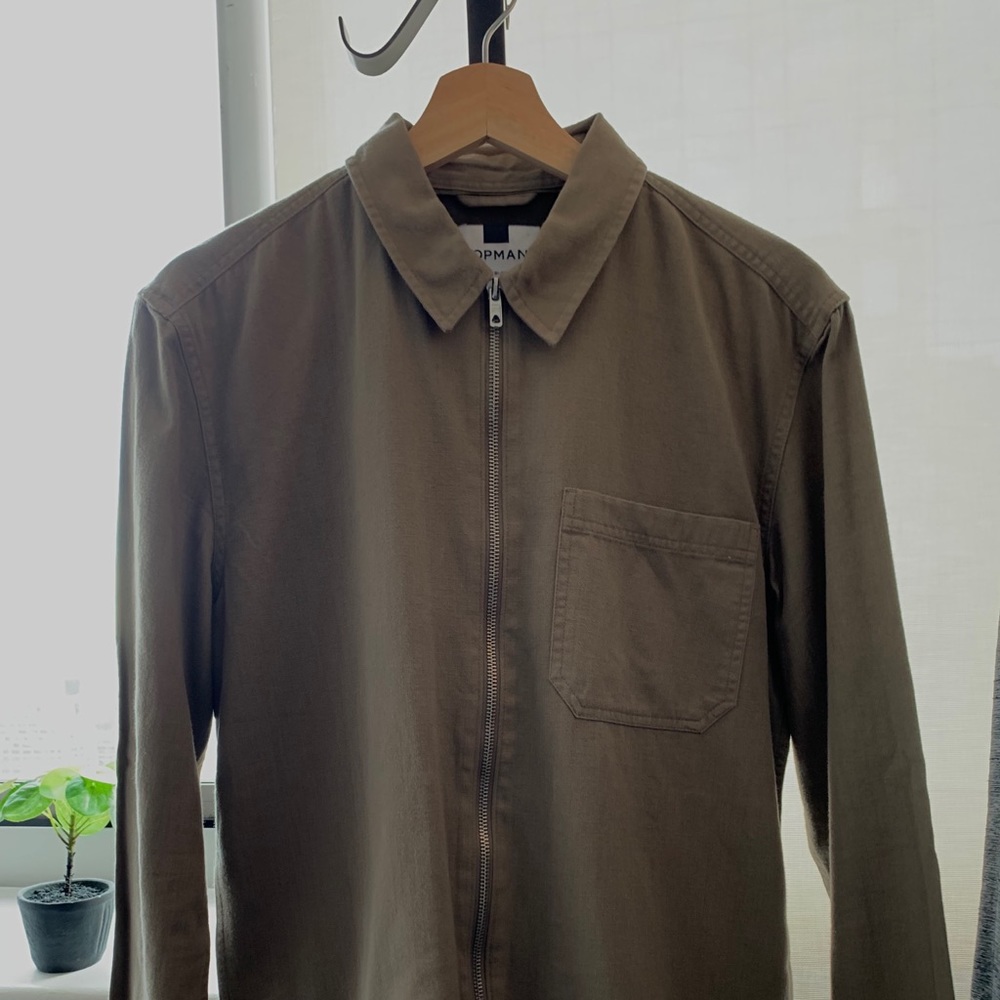 Topman Overshirt with back embroidery